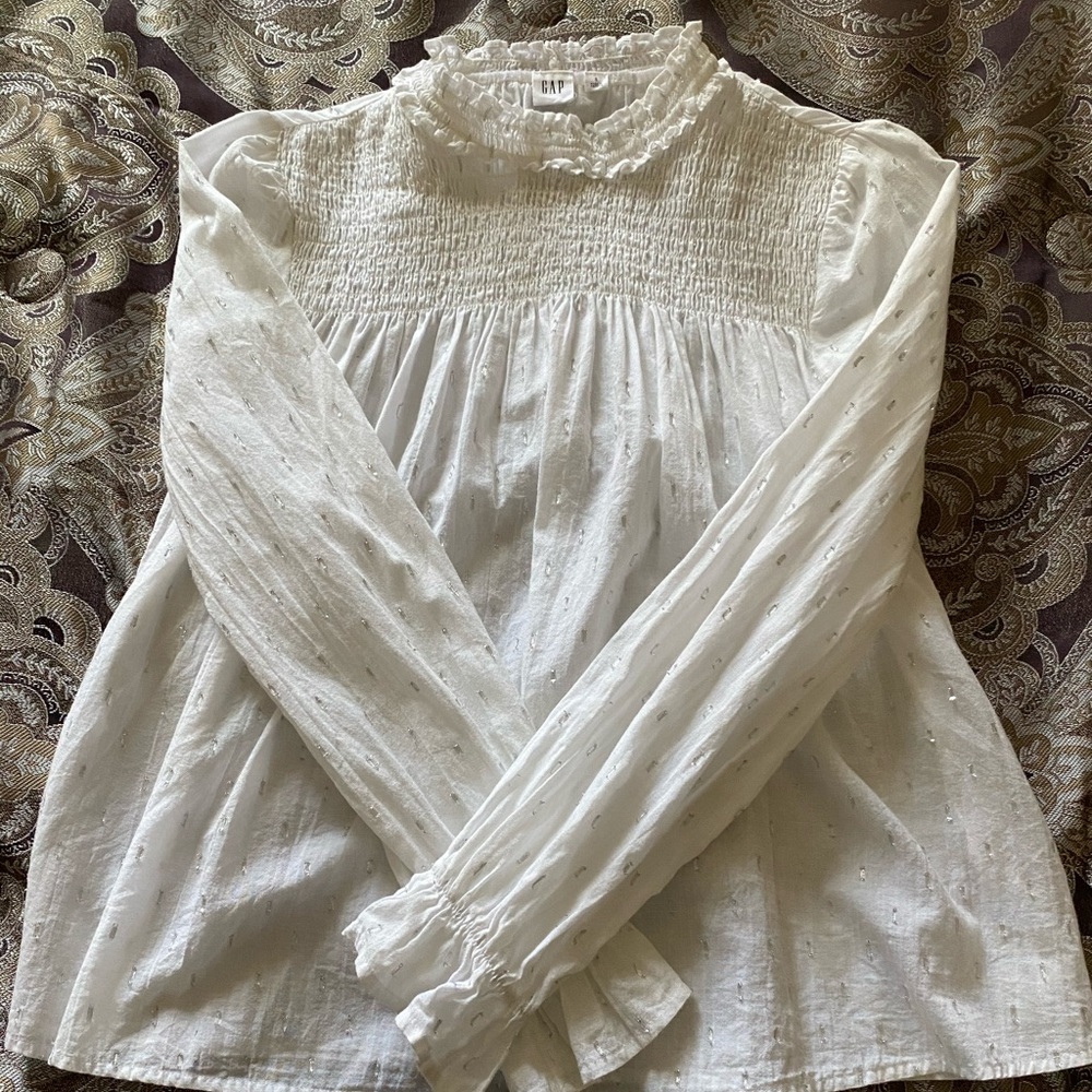 Girls White Blouse
